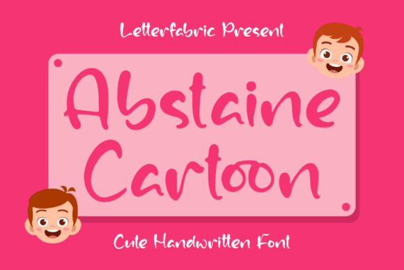 Abstaine Cartoon: A Playful Font for Campaigns