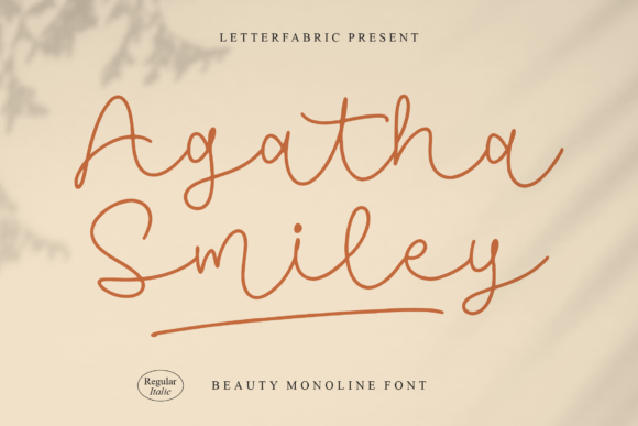 Agatha Smiley: A Stylish Script Font