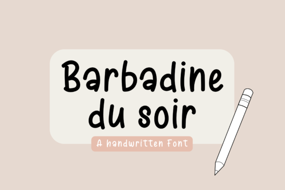 Barbadine Du Soir Font for Elegant Design