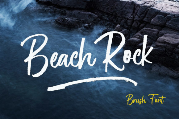 Beach Rock: A Stylish Script Font