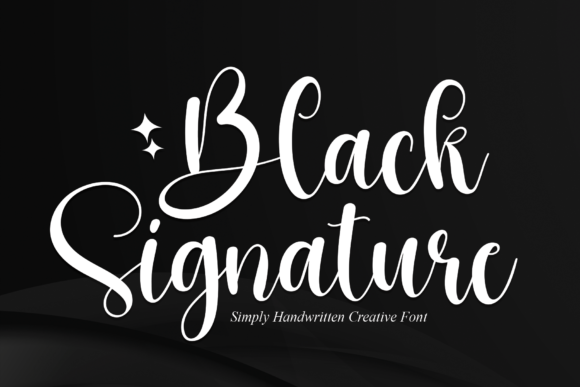 Black Signature Font Review