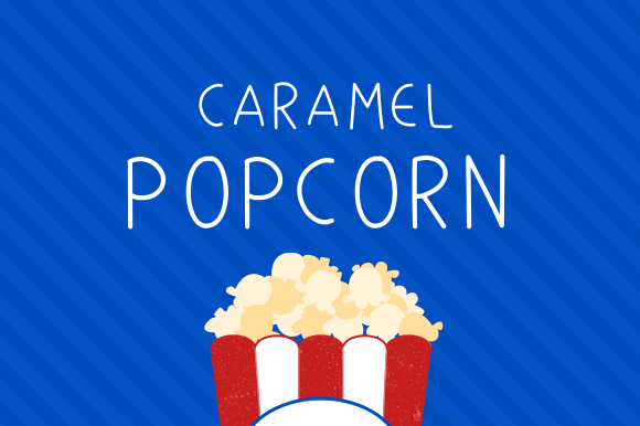 Caramel Popcorn Font for Business