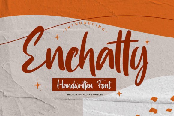 Enchatty: A Thoughtful Script Font for Editorial Warmth