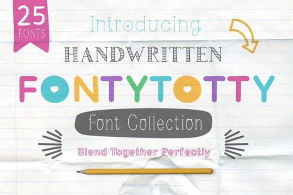 Fontytotty 25 Font Collection Review