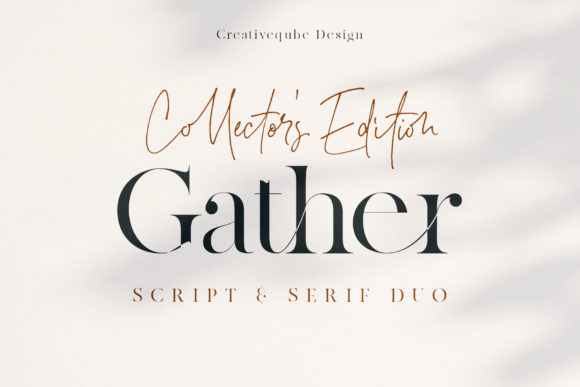 Gather Collector s Edition Font