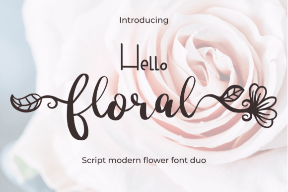 Hello Floral: A Font for Creative Campaigns