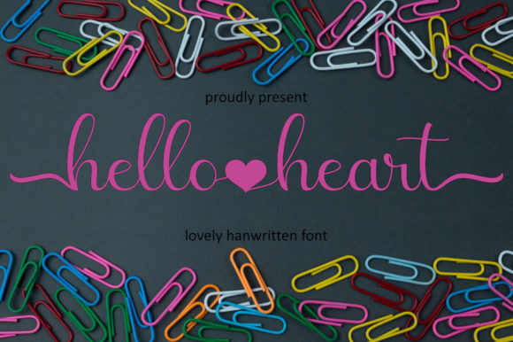 Hello Heart Font: A Beautiful Script for Crafters