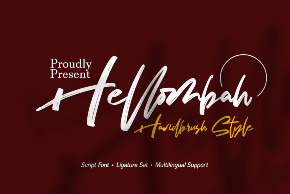 Hellombah: A Creative Brush Font for Branding