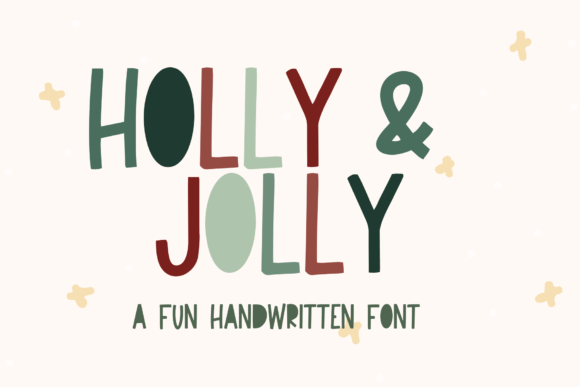 Holly and Jolly Font for Editorial Design