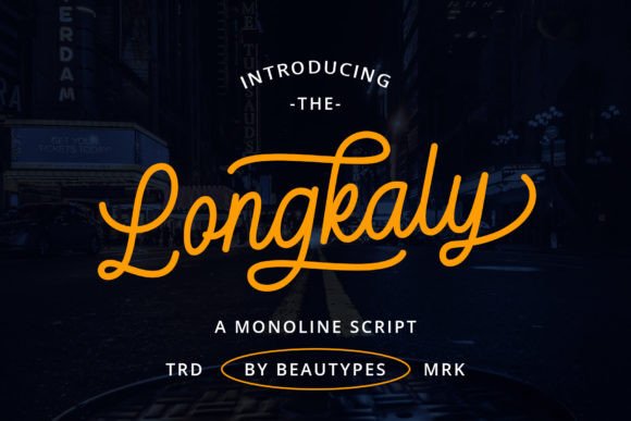 Longkaly: Vintage Typography with Modern Flair