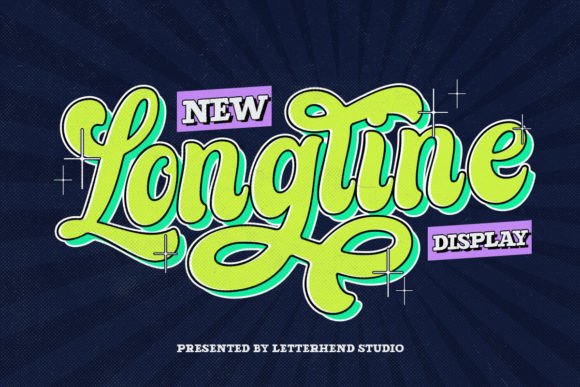 Longline: A Bold Script Font for Creative Campaigns