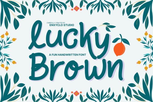Lucky Brown Font: Playful & Professional