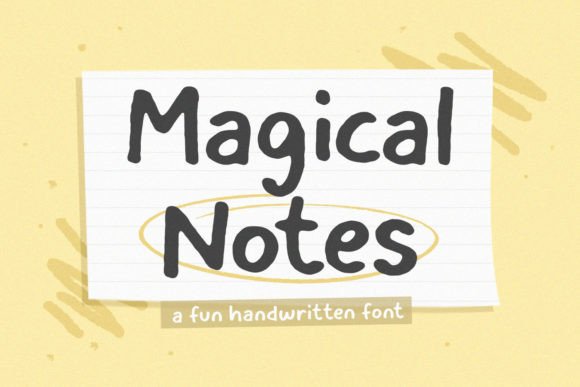 Magicalnotes Font for Web Design