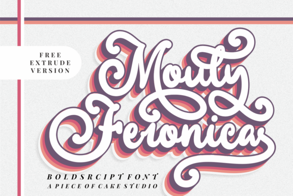 Mouly Feronica: A Bold Script Font That Feels Like a Thoughtful Pause