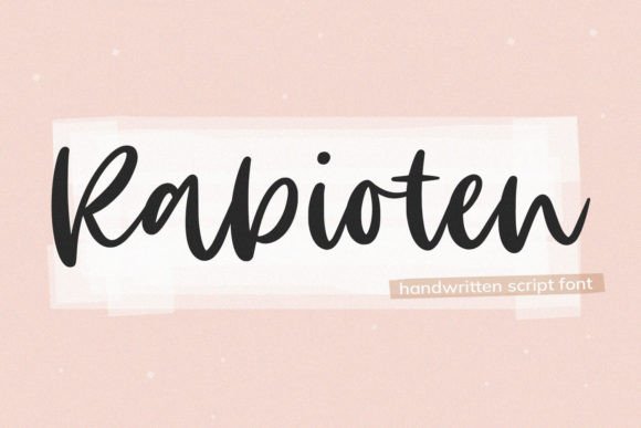 Rabioten: A Script Font for Creative Campaigns
