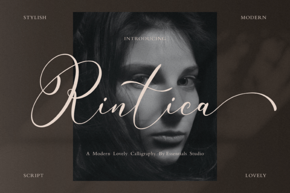 Rintica: A Script Font for Elegant Design