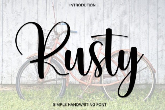 Rusty: A Cool Handwritten Font