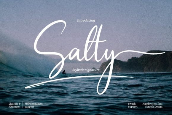 Salty: A Stylish Font for Business Branding