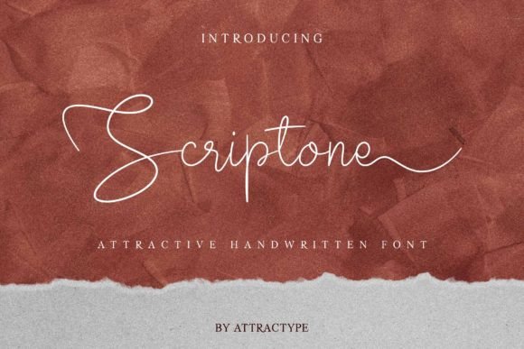 Scriptone: A Delicate Script Font for Web Design