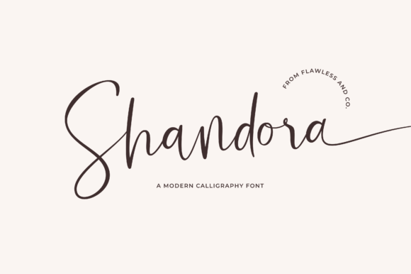 Shandora: A Sweet, Girly Script Font for Digital Branding