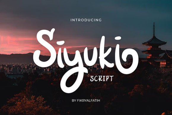 Siyuki: A Script Font for Asian-Themed Campaigns