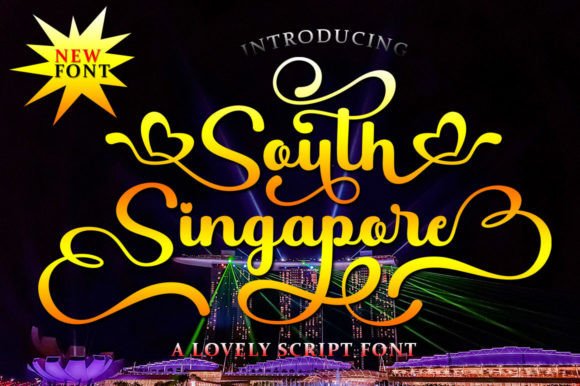 South Singapore Font: Elegant Script for Editorial Design