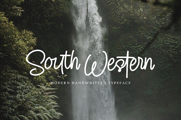 South Western: A Flowing Font for Elegant Design