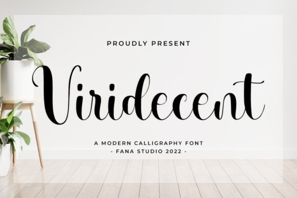 Viridecent: A Stylish Font for Creative Campaigns