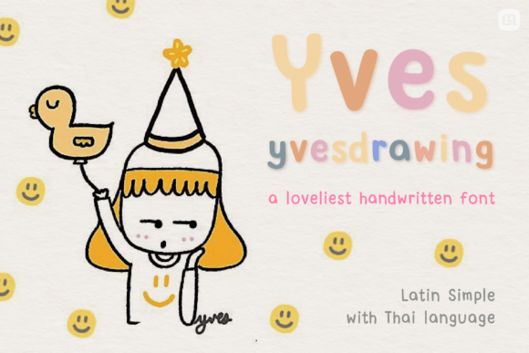 Yves Yvesdrawing: A Playful Handwritten Font for Scroll-Stopping Campaigns
