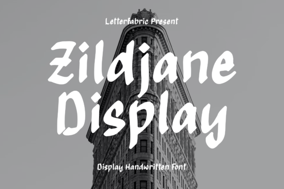 Zildjane Display: A Cool Handwritten Font