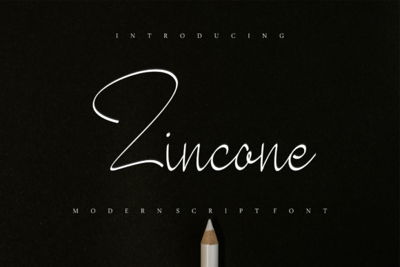 Zincone: A Delicate Script Font